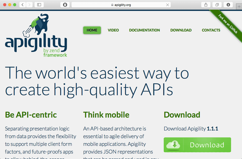 apigility toolkit web development