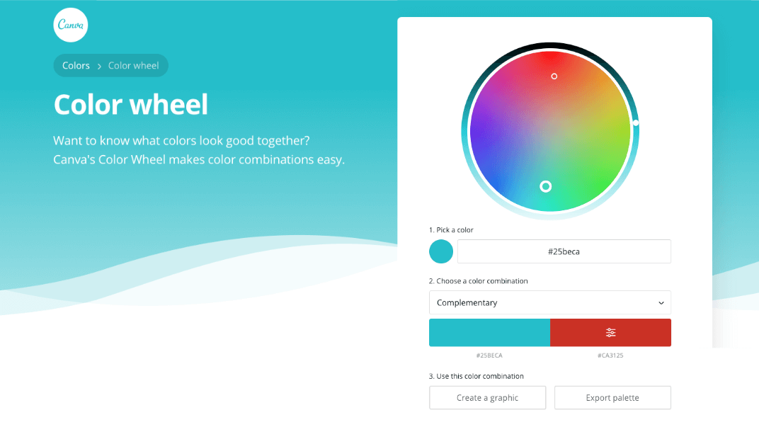 Canva color wheel - Usersnap Blog for Product Design