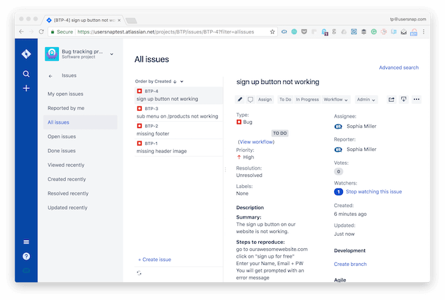 How to collect feedback track bugs with the new JIRA Experience