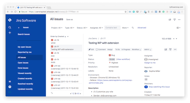 How to collect feedback & track bugs with JIRA Experience