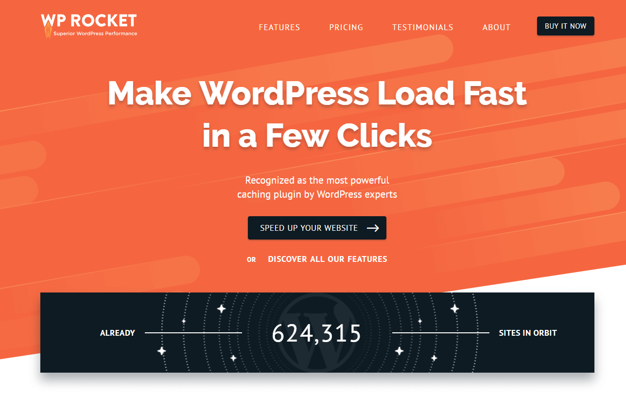WP Rocket - make wordpress load fast 