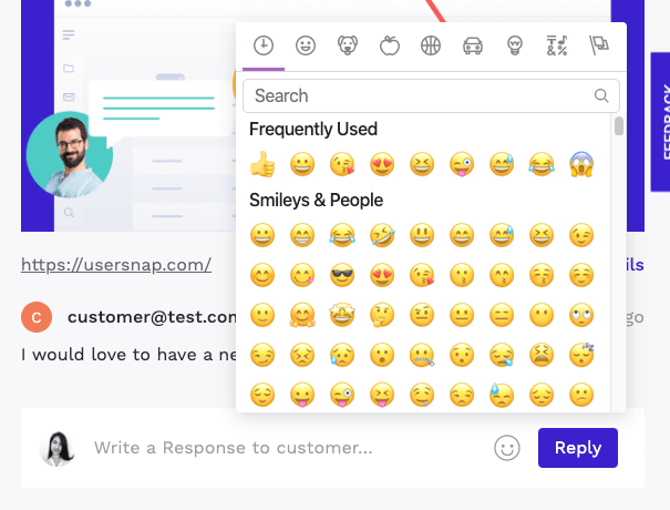 Effective customer feedback loop with emojis - Usersnap Blog