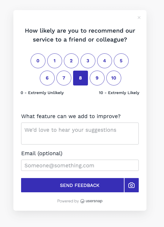 Usersnap NPS - get customer feedback and close the feedback loop all in one place