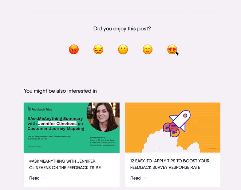 Best pop-up examples in 2024 to get 240% more feedback