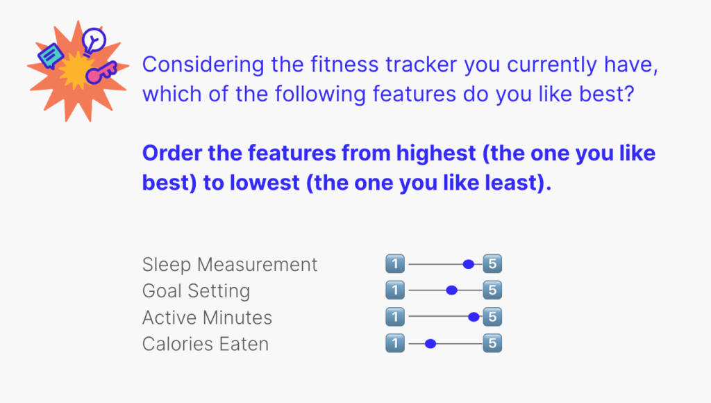 Sample survey for fitness trackers