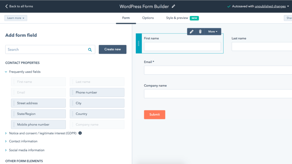 HubSpot for WordPress Integration Workflow