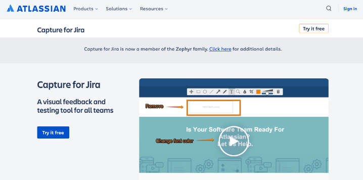 Atlassian Capture for Jira