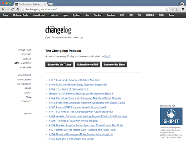 8-the-changelog-podcast-web-development